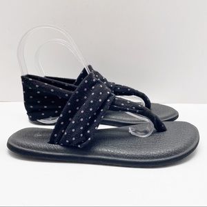 SANUK Wn’s 8 Yoga Mat Sandal Polka Dot Black